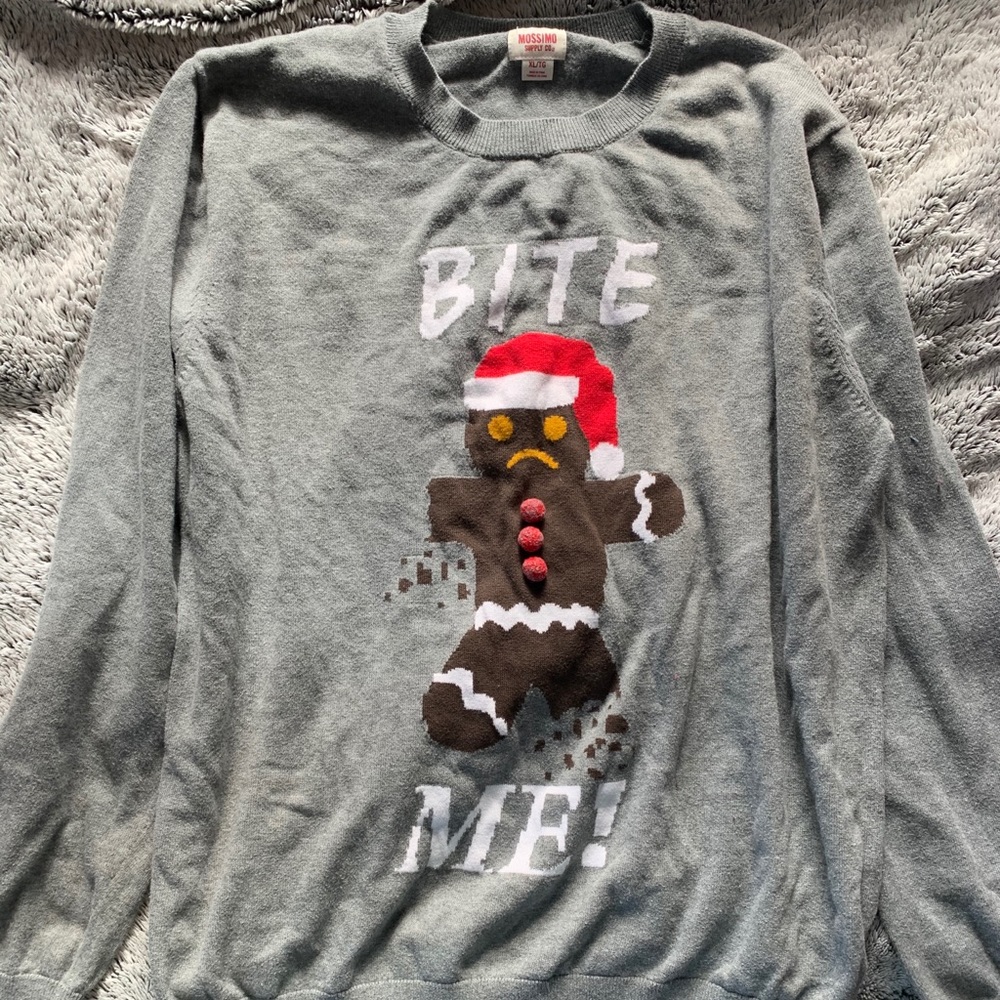 BITE ME  sweater